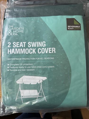 Garden swing hammock - hammock, cover