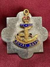 WW1/WW2 Royal Navy Enamel Sweetheart Brooch w/fixing