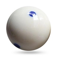 Pool Cue ball Spotted White Pool Ball 2 1/4" English Pool &training