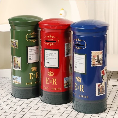 Metal retro british - british, postbox