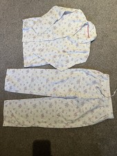 Marks And Spencer’s Girls Autograph White Floral Pyjamas Age 9-10 Years