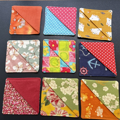 Handcrafted fabric corner