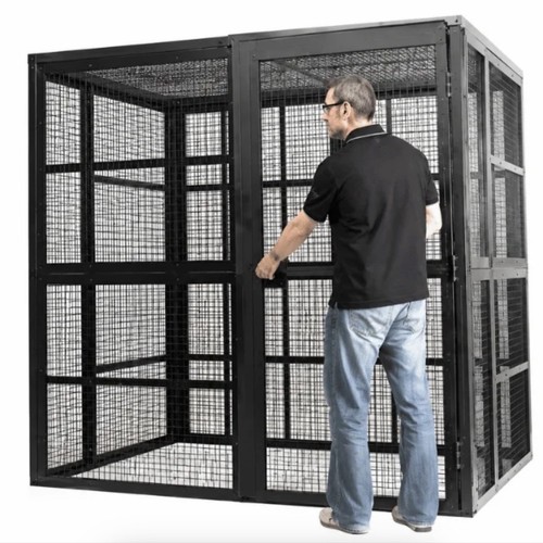 High security storage cage - security, –