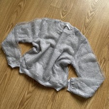 Zara Blue Sequin Embellished