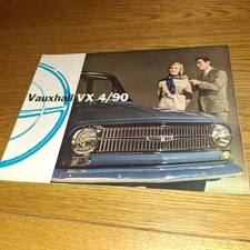 *MINT* 1962 DATE CODE  CAR SALES BROCHURE*VAUXHALL VX 4/90"