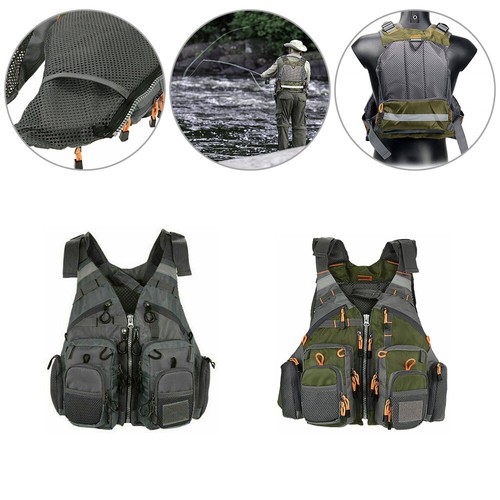 Fly fishing vest lifejacket - fly,
