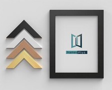 MODERN STYLE WIDE FLAT PHOTO PICTURE FRAME POSTER FRAMES LARGE 5 COLOURS