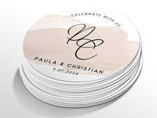 Personalised wedding round