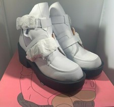 Jeffrey Campbell Shoes Coltrane White Black