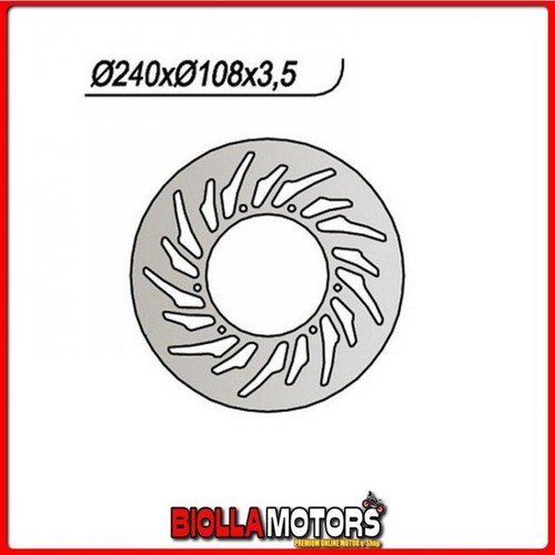 659837 front brake disc - 659837,