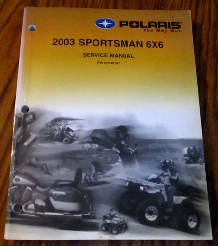 2003 polaris sportsman 6x6 - 2003,
