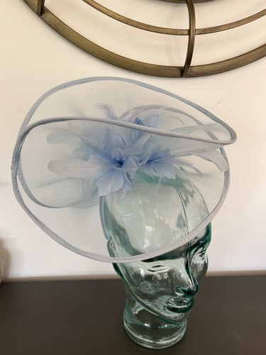 Sky blue fascinator new - sky,