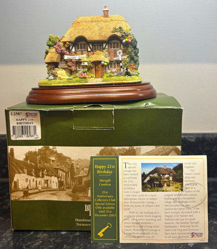Lilliput lane happy 21st - lilliput,
