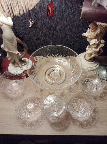 7pcs vintage cut - vintage, crystal