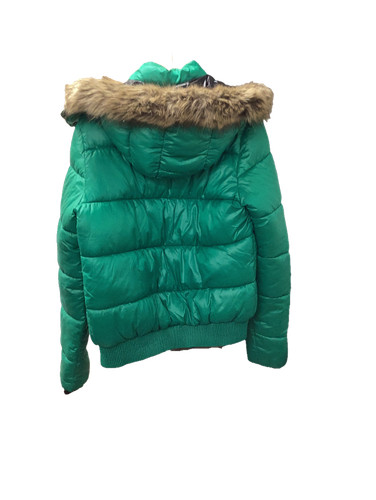 Superdry green puffer jacket - superdry,