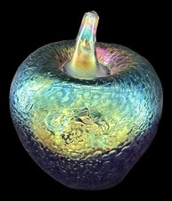Iridescent Glass Apple