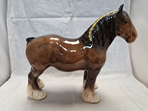 Beswick large male shire horse - large,
