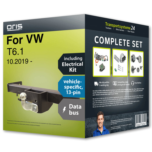 Towbar fixed for - vw, +