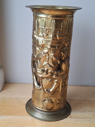 Vintage embossed brass - vintage,