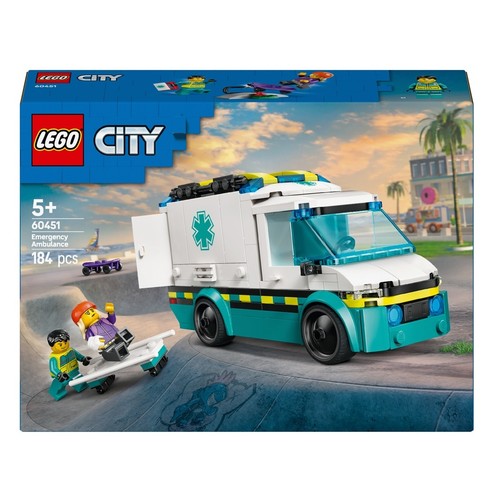 Lego city emergency ambulance - lego,