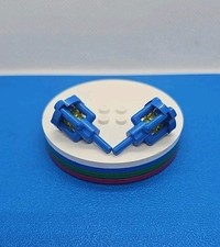 Lego Vintage 2x Blue Plant Tree Palm Top Pirate 2566 From 6271 1788 6286