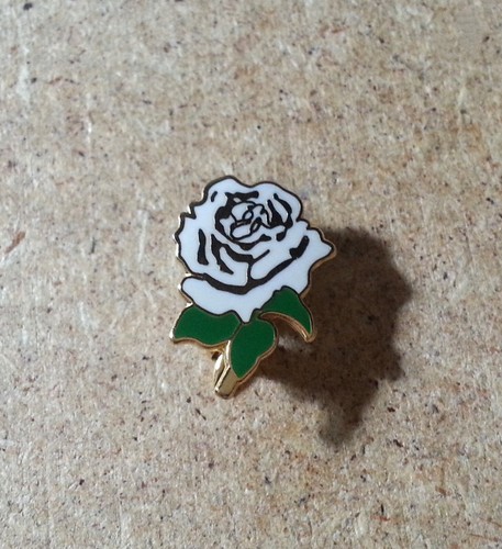 Yorkshire white rose - white,