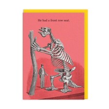 Funny birthday card - birthday, dinosaur