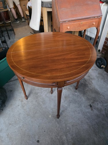 Vintage mahogany demi lune - mahogany,