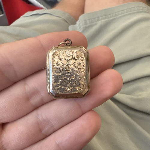 9ct gold front and back - gold,