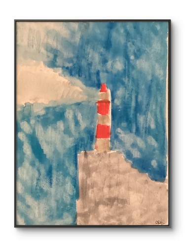 Original lighthouse seaside - original,