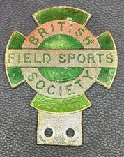 VINTAGE ENAMELLED CAR BADGE