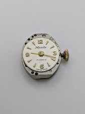 Nivada Manual Watch Movement Bad Balance Wheel For Parts / Repairs 15.74mm