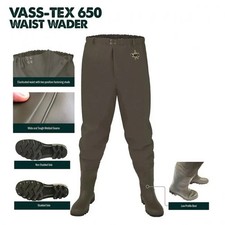Vass Tex 650 Waist Waders UK 9