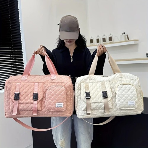 Nylon travel duffle bag large - nylon,