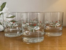 Eternal Beau Whiskey Tumbler Glasses Set Of 4 ⭐️PRISTINE Good Heavy Base