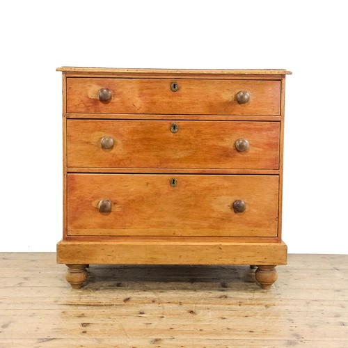 Antique victorian pine - pine, chest