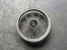 1972 YAMAHA LS2 100CC FRONT WHEEL RIM HUB SPOKES 327 TWO STROKE TWIN