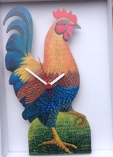 WOODEN WALL CLOCK IN SHAPE OF