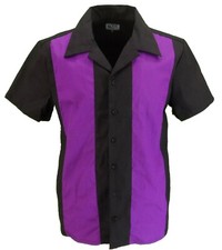Retro Purple Black Rockabilly