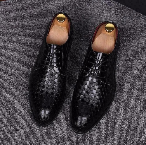 Men leather shoes flat - shoes,