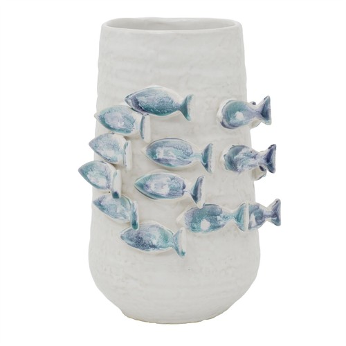 Fish ceramic vase - fish,