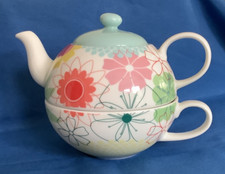 Portmeirion 'CRAZY DAISY' Tea For One Set.