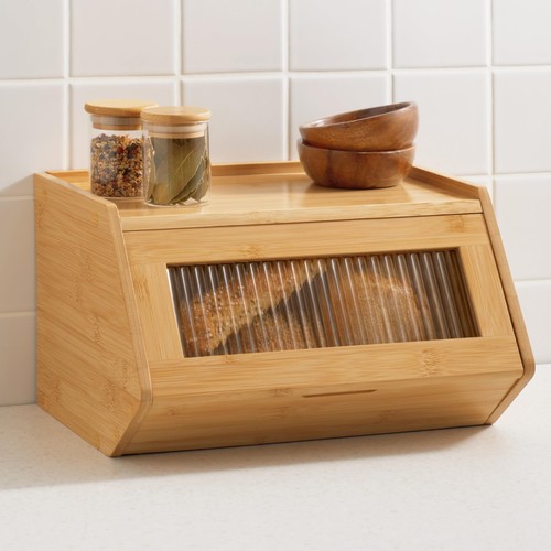 Wooden bread bin - bin, small