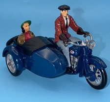 Autocraft DGM Models Pewter Vintage Bike & Sidecar Rare 1970’s