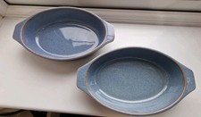 Denby Storm Au Gratin Dishes x 2 