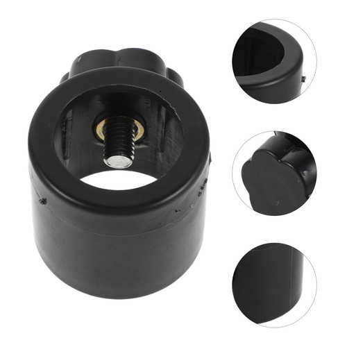 Black plastic umbrella - black,