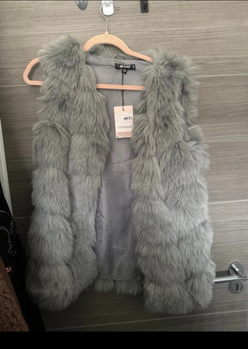 Missguided faux fur waistcoat - fur,