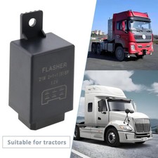 Flasher Unit 12V 21W 6 Pin Connector Flasher Relay Electronic Tractors Trailer -