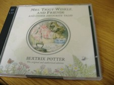 BEATRIX POTTER : MRS TIGGY-WINKLE AND FRIENDS    2 DISC AUDIO CD
