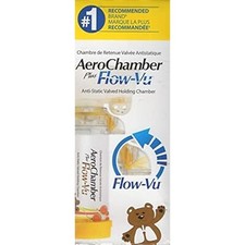 Aero Chamber Plus Flow-Vu Spacer Child Medium Yellow